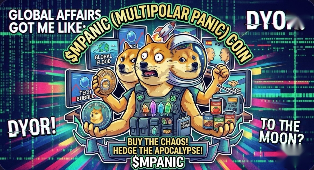 MPANIC mascot โ Buy the chaos, hedge the apocalypse